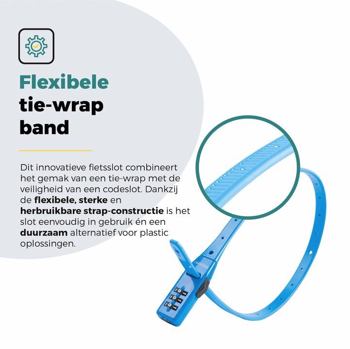 Voltano Accuslot Bagagedrager - Fietshelm / Tas Codeslot - Blauw - Reisslot