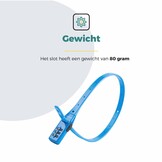 Voltano Accuslot Bagagedrager - Fietshelm / Tas Codeslot - Blauw - Reisslot