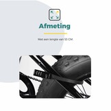 Voltano Accuslot Bagagedrager - Fietshelm / Tas Codeslot - Zwart - Reisslot