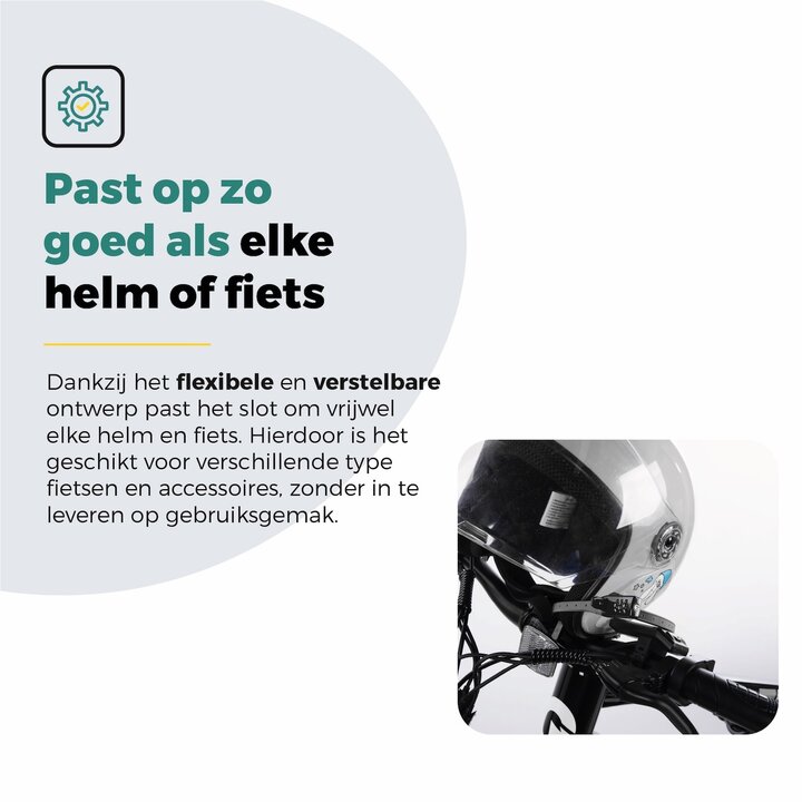 Voltano Accuslot Bagagedrager - Fietshelm / Tas Codeslot - Zwart - Reisslot