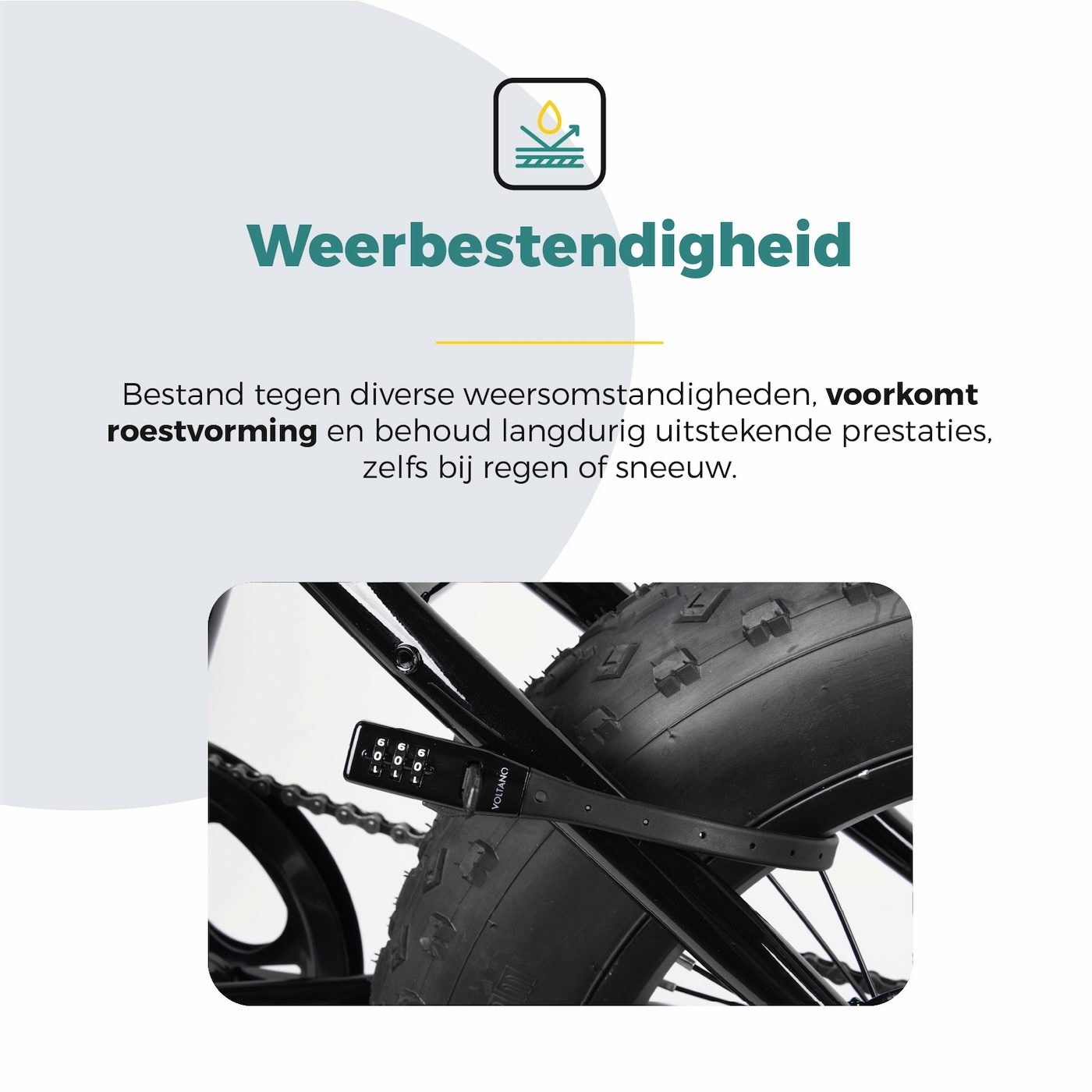 Voltano Accuslot Bagagedrager - Fietshelm / Tas Codeslot - Zwart - Reisslot