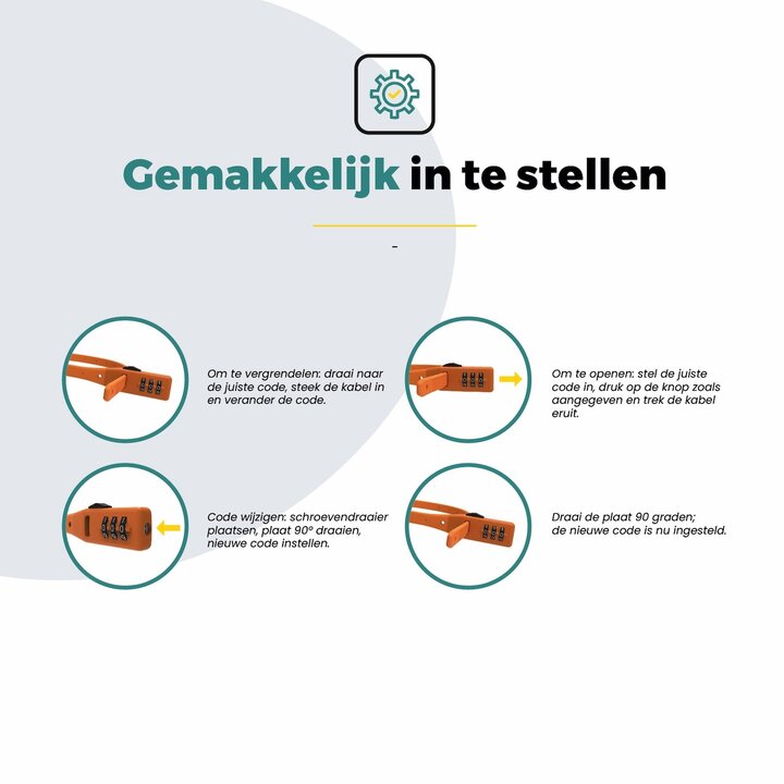 Voltano Accuslot Bagagedrager - Fietshelm / Tas Codeslot - Zwart - Reisslot