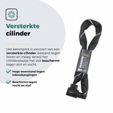 Voltano ART4 Kettingslot Solid - Zwart - 110 CM - Vaste Slotkop