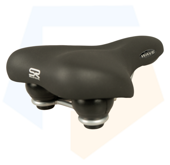 Selle Royal Wave Royal Gel City / Tour - Met Balvering - Fietszadel - Zwart