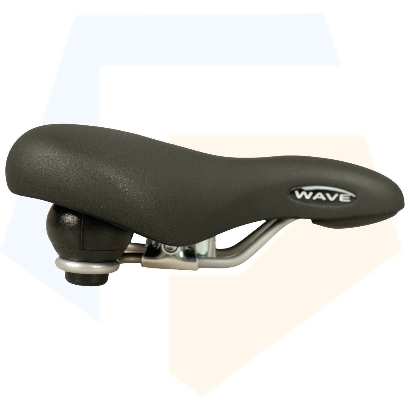 Selle Royal Wave Royal Gel City / Tour - Met Balvering - Fietszadel - Zwart