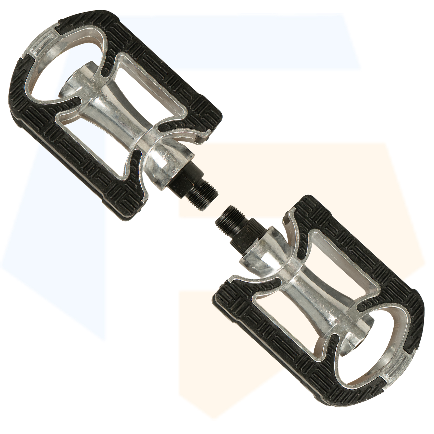 Falkx Aluminium Fietspedalen - Anti Slip - Zwart / Zilver - 9/16''