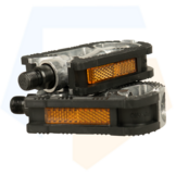 Falkx Aluminium Fietspedalen - Anti Slip - Zwart / Zilver - 9/16''