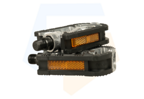 Falkx Aluminium Fietspedalen - Anti Slip - Zwart / Zilver - 9/16''