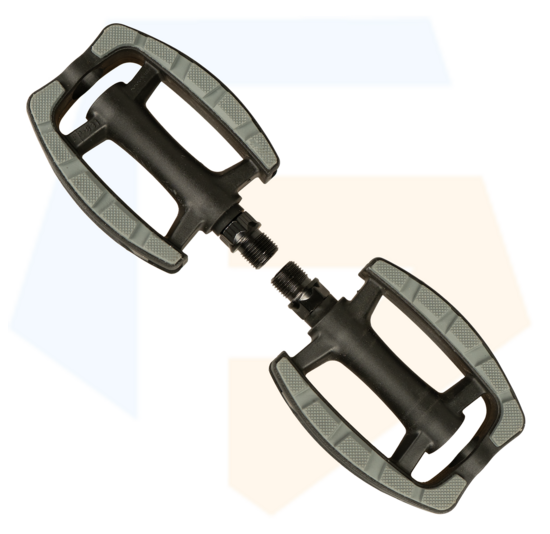 Falkx Lux Fietspedalen - Anti Slip - Zwart / Grijs