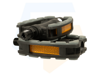 Falkx Lux Fietspedalen - Anti Slip - Zwart / Grijs