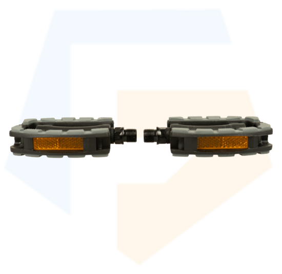 Falkx Lux Fietspedalen - Anti Slip - Zwart / Grijs