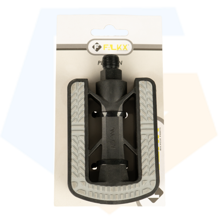 Falkx Comfort Fietspedalen - Anti Slip - Zwart / Grijs