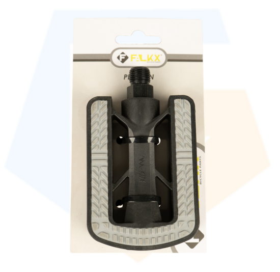 Falkx Comfort Fietspedalen - Anti Slip - Zwart / Grijs