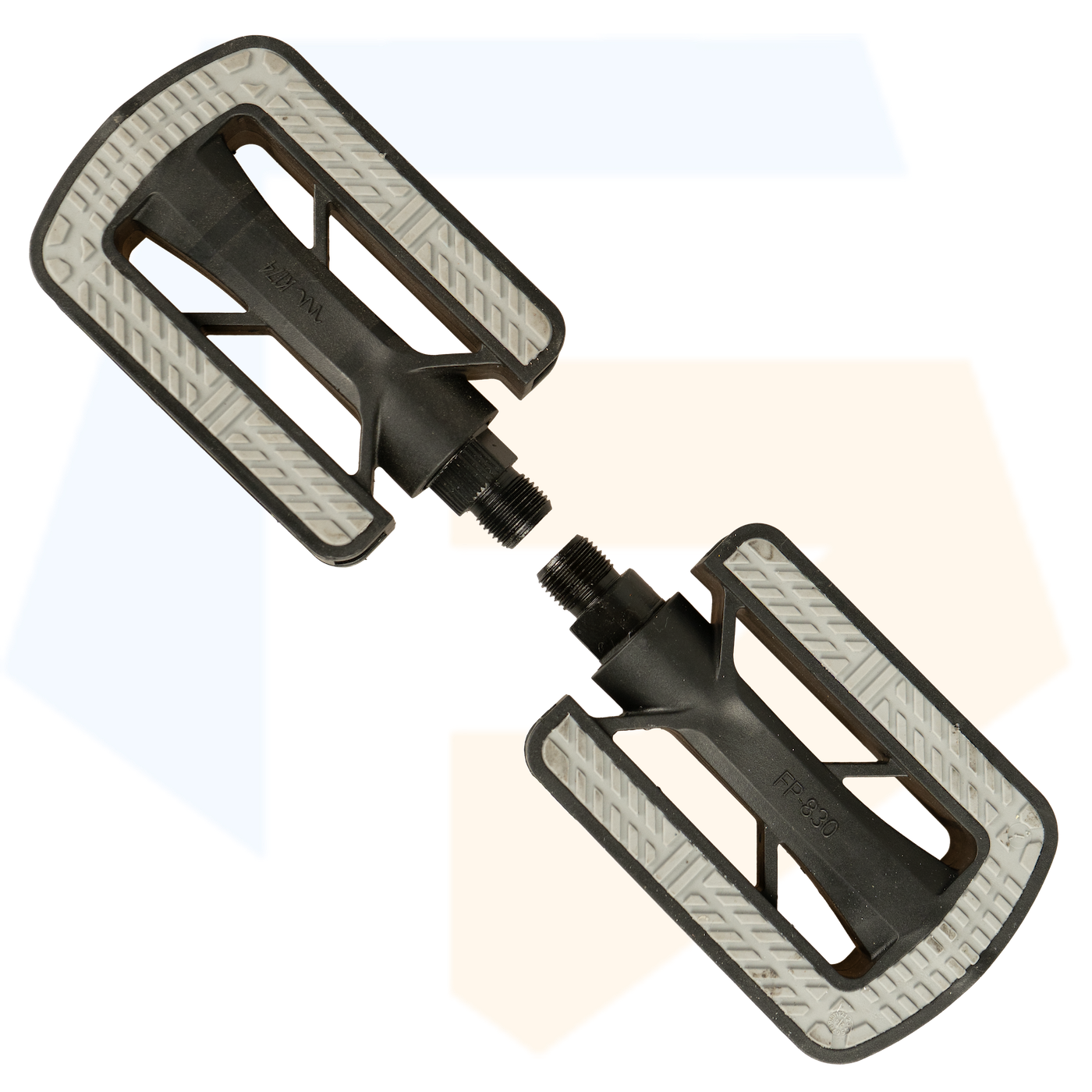 Falkx Comfort Fietspedalen - Anti Slip - Zwart / Grijs