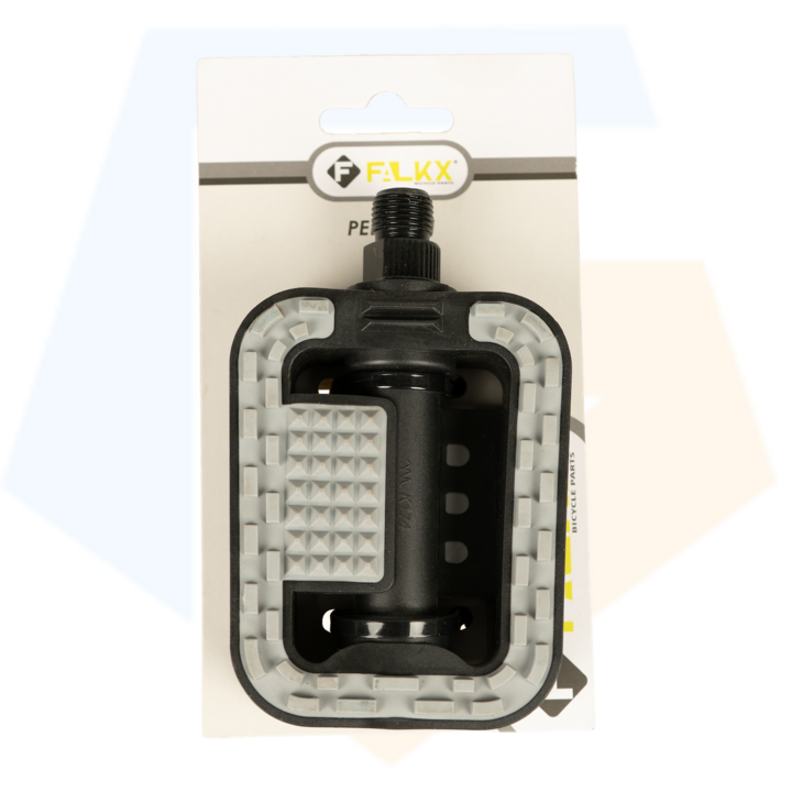 Falkx City Fietspedalen - Anti Slip - Zwart / Grijs