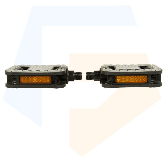 Falkx City Fietspedalen - Anti Slip - Zwart / Grijs