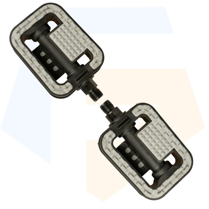 Falkx City Fietspedalen - Anti Slip - Zwart / Grijs