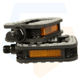 Falkx City Fietspedalen - Anti Slip - Zwart / Grijs