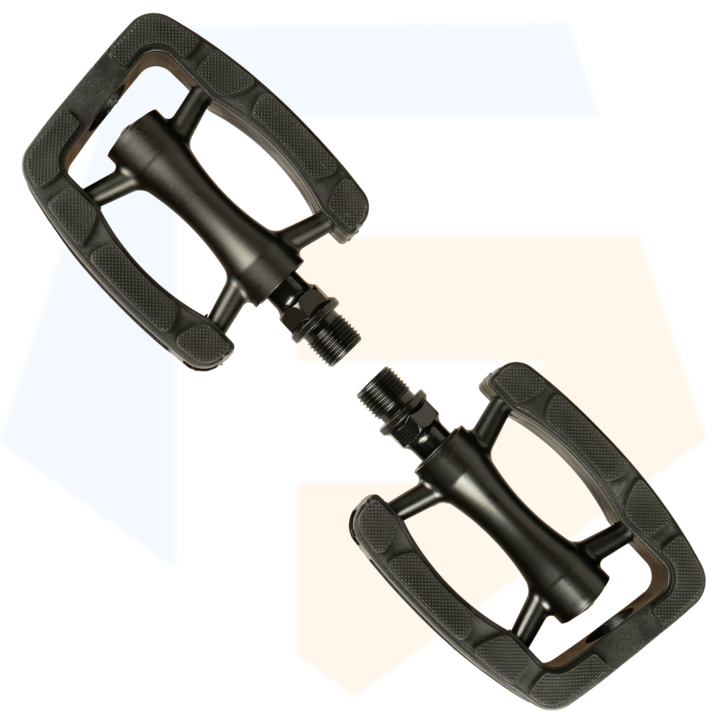 Union SP 823 Aluminium Fietspedalen - Anti Slip Pedalen - Zwart