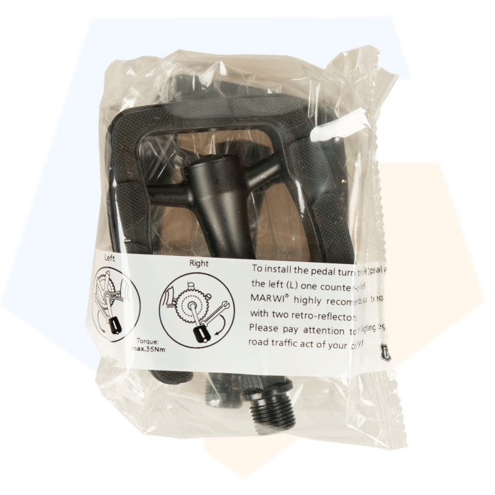 Union SP 823 Aluminium Fietspedalen - Anti Slip Pedalen - Zwart