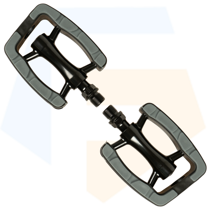 Union SP 823 Aluminium Fietspedalen - Anti Slip Pedalen - Grijs / Zwart