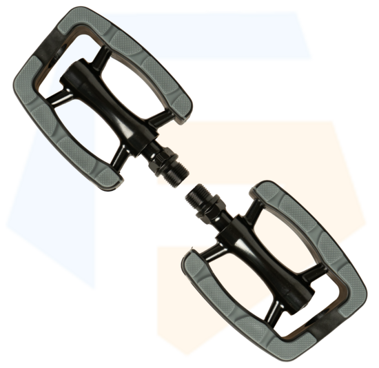 Union SP 823 Aluminium Fietspedalen - Anti Slip Pedalen - Grijs / Zwart