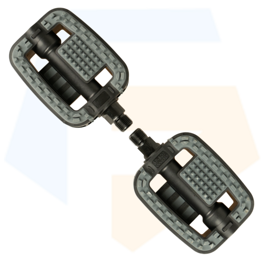 Union SP 807 Fietspedalen - Anti Slip Pedalen - Zwart / Grijs