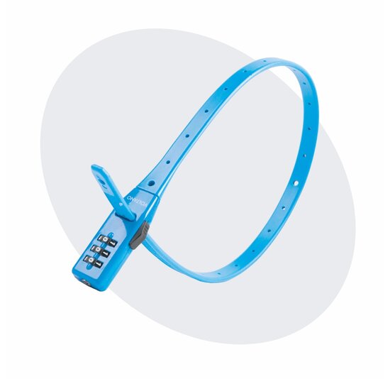 Voltano Accuslot Bagagedrager - Fietshelm / Tas Codeslot - Blauw - Reisslot