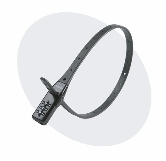 Voltano Accuslot Bagagedrager - Fietshelm / Tas Codeslot - Zwart - Reisslot