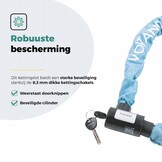 Voltano ART2 Kettingslot - Ice Blauw - 120 CM
