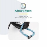 Voltano ART2 Kettingslot - Ice Blauw - 120 CM