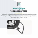 Voltano Vouwslot ART2 Pro - Zwart - 120 CM - Met Framehouder