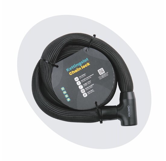 Voltano Flexilock Kettingslot - Zwart - 110 CM