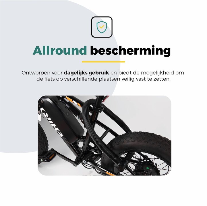 Voltano Flexilock Kettingslot - Zwart - 110 CM