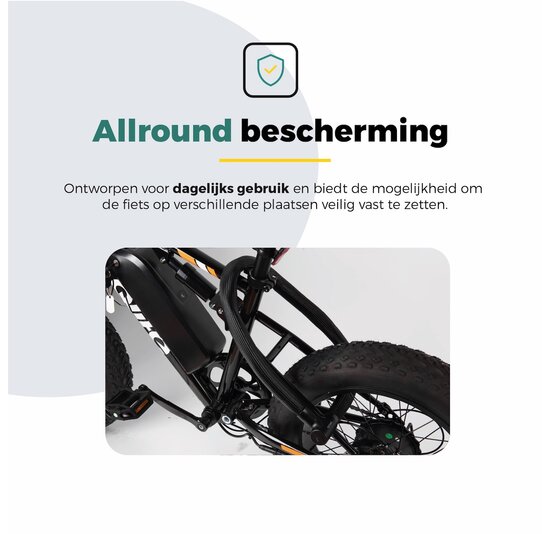 Voltano Flexilock Kettingslot - Zwart - 110 CM