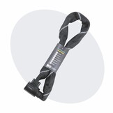 Voltano ART4 Kettingslot Solid - Zwart - 110 CM - Vaste Slotkop