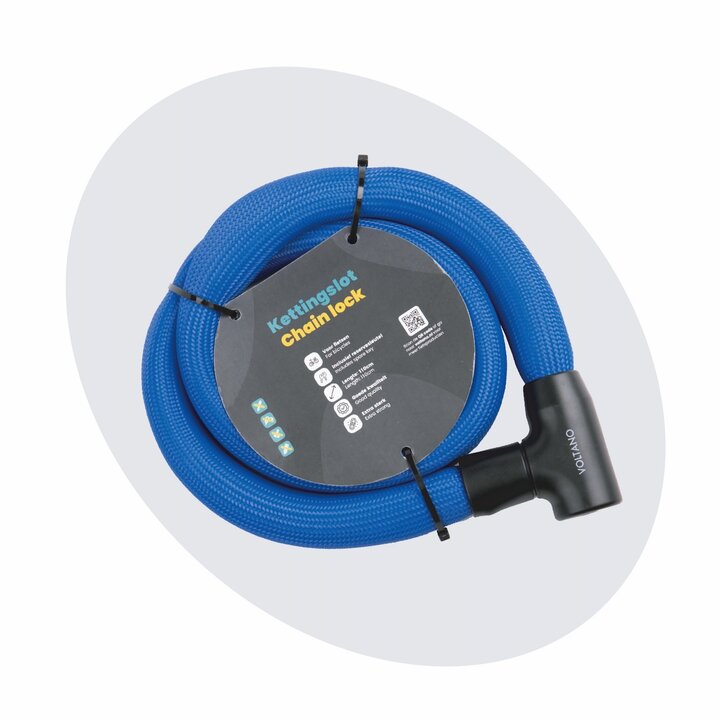 Voltano Flexilock Kettingslot - Blauw - 110 CM