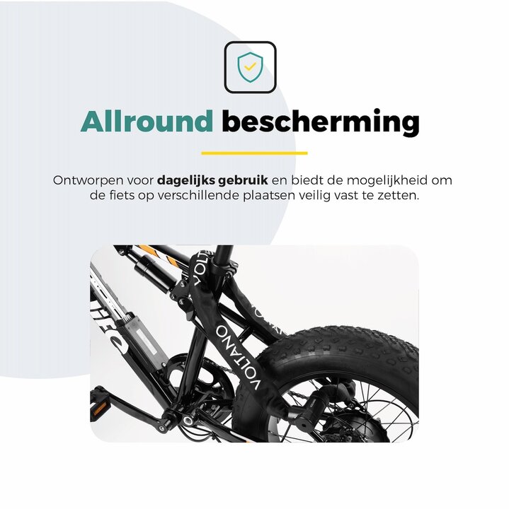 Voltano ART2 Kettingslot Pro - Zwart - 110 CM - ART 2 Slot