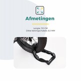 Voltano ART2 Kettingslot Pro - Zwart - 110 CM - ART 2 Slot