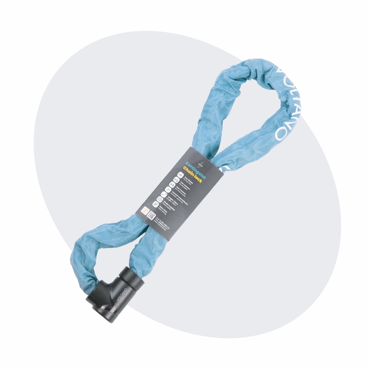 Voltano ART2 Kettingslot Pro - Ice Blauw - 110 CM - ART 2 Slot