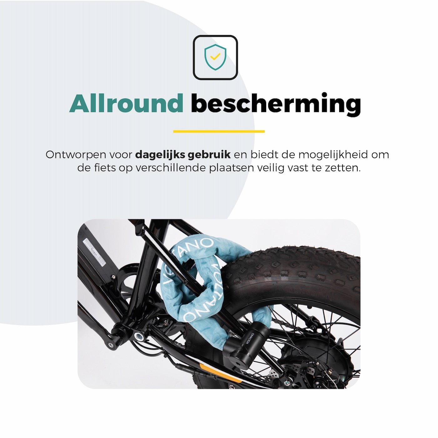 Voltano ART2 Kettingslot Pro - Ice Blauw - 110 CM - ART 2 Slot