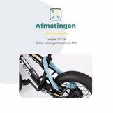 Voltano ART2 Kettingslot Pro - Ice Blauw - 110 CM - ART 2 Slot