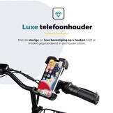 Voltano Strong Telefoonhouder Fiets - Zwart - Universeel