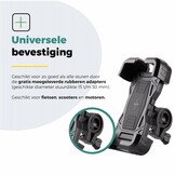 Voltano Strong Telefoonhouder Fiets - Zwart - Universeel