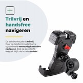 Voltano Strong Telefoonhouder Fiets - Zwart - Universeel