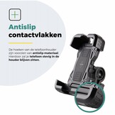 Voltano Strong Telefoonhouder Fiets - Zwart - Universeel