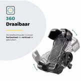 Voltano Strong Telefoonhouder Fiets - Zwart - Universeel