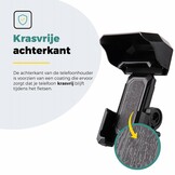 Voltano Protect Telefoonhouder Fiets - Zwart - Met Dakje Tegen Regen / Zon