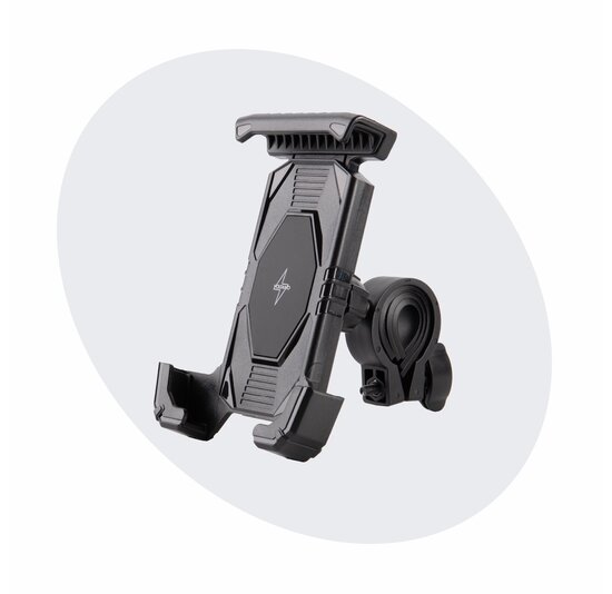 Voltano Slim Telefoonhouder Fiets - Zwart - Universeel