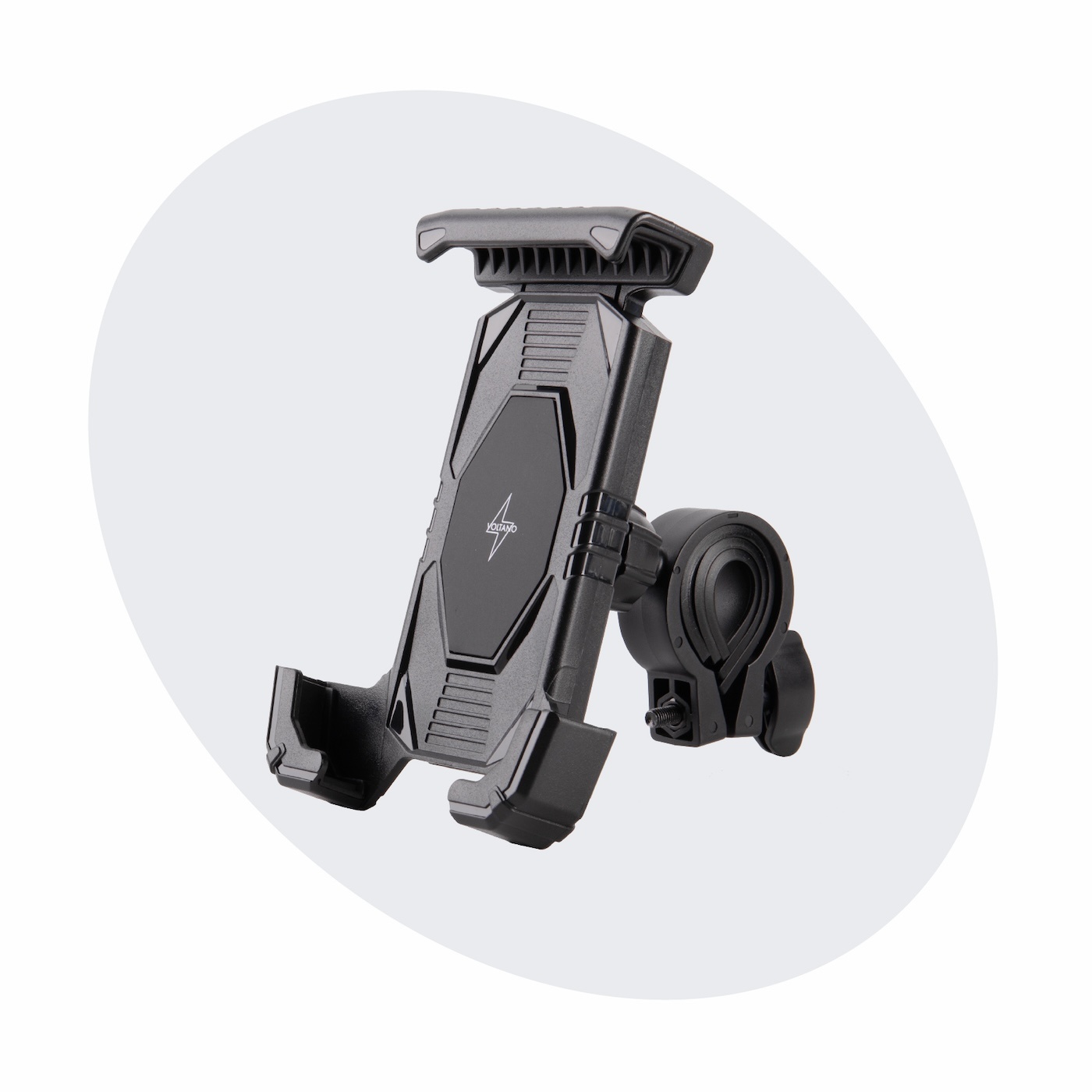 Voltano Slim Telefoonhouder Fiets - Zwart - Universeel